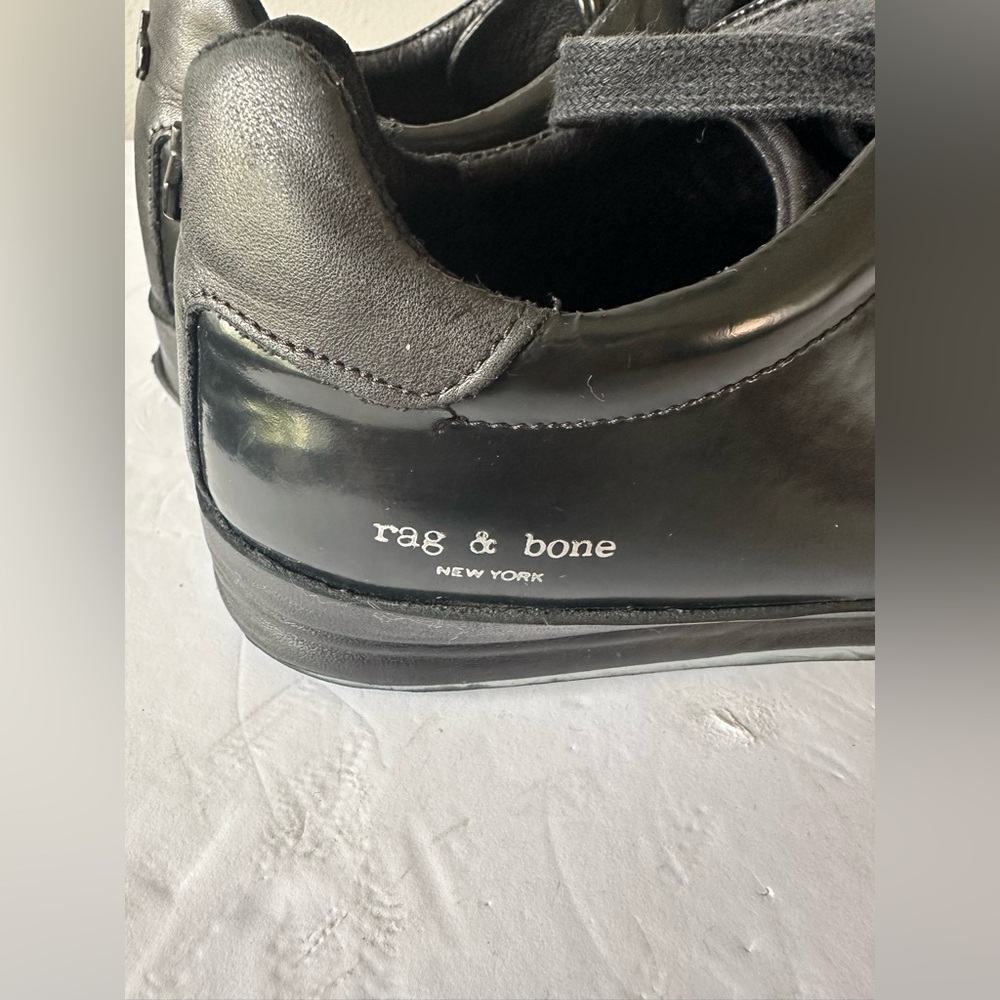 Rag & Bone Leather Sneakers SIZE 6.5 - Picture 2 of 11